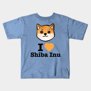 I love Shiba Inu <3 Kids T-Shirt